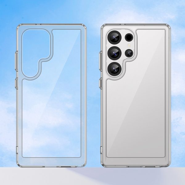 Silikona maciņš ar gēla rāmi Samsung Galaxy S25 Ultra Outer Space Case - caurspīdīgs