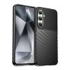 Silikona maciņš, bruņots vāciņš Samsung Galaxy S24 FE Thunder Case - melns