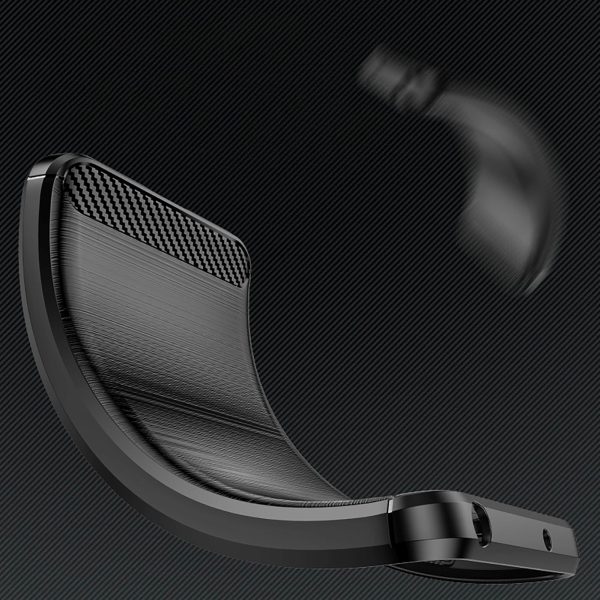Silikona maciņš Samsung Galaxy S24 FE Carbon korpusam - melns
