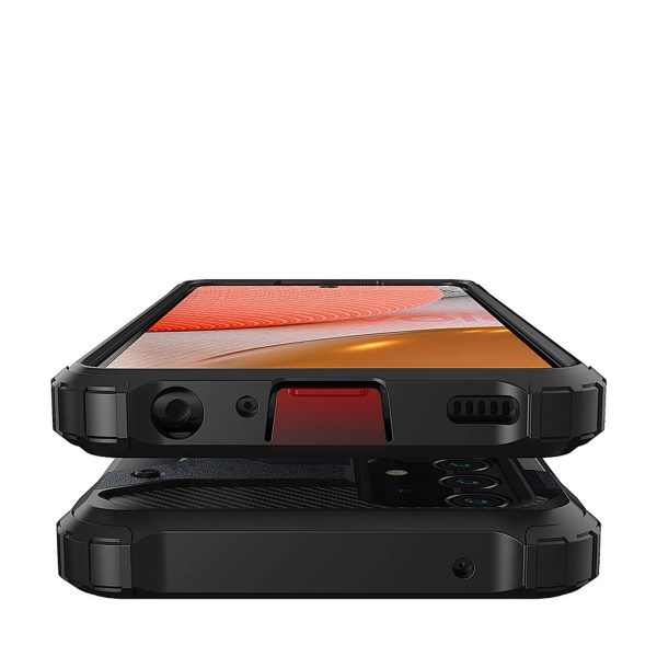 Hibrīda bruņu maciņš Samsung Galaxy A36 tālrunim - sudrabs