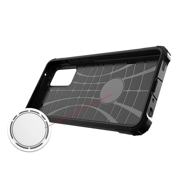 Hibrīda bruņu maciņš Samsung Galaxy A36 tālrunim - sudrabs