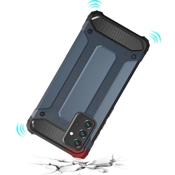 Bruņots hibrīda maciņš Samsung Galaxy A36 Hybrid Armor tālrunim - zelta krāsā