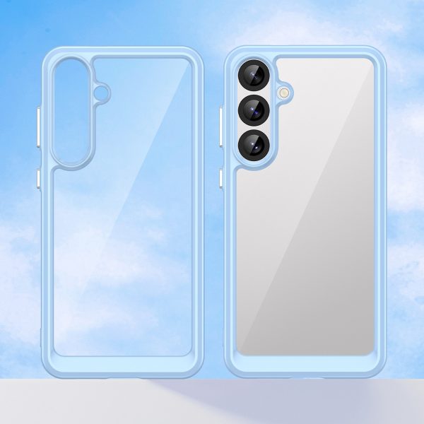 1033073-6-etui-pokrowiec-do-samsung-galaxy-a36-niebieski-hurtel-hurtownia-dropshipping.jpg Samsung Galaxy A36 Outer Space maciņš ar elastīgu rāmi - zils