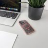 Mirdzošs MagSafe vāciņš iPhone 16e tālrunim — rozā
