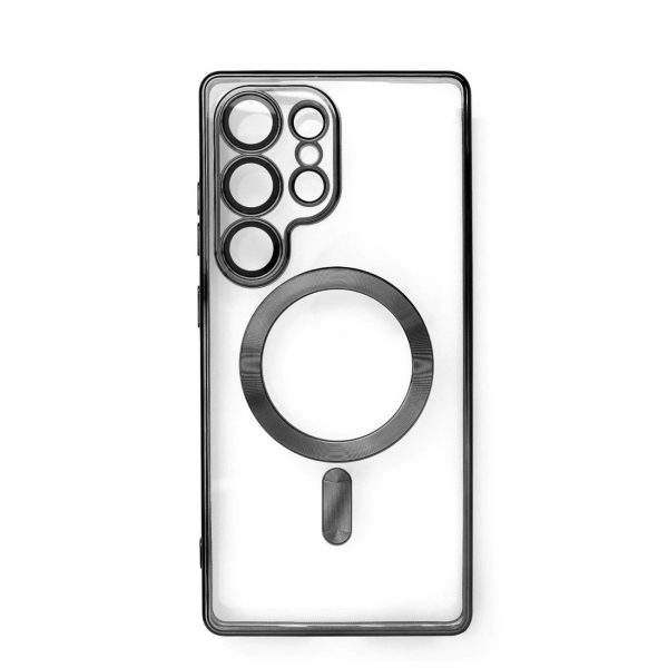 iPhone 16e galvanizēts vāciņš ar MagSafe tehnoloģiju — melns