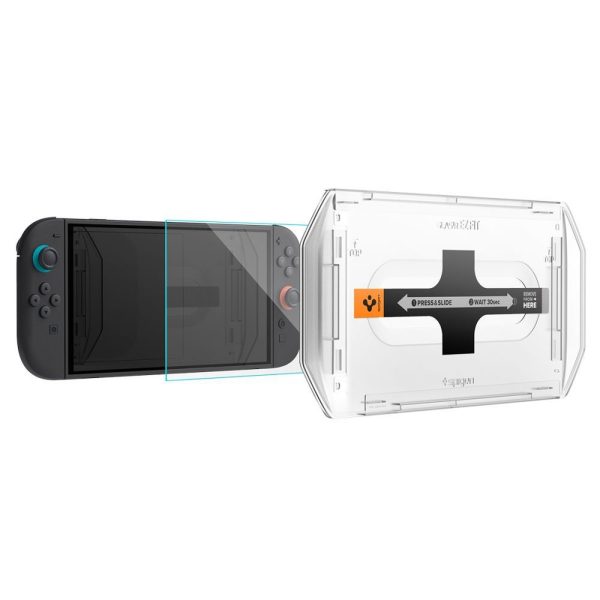 1033221-4-szklo-hartowane-na-konsole-nintendo-switch-2szt-spigen-hurtownia-dropshipping.jpg Rūdīts stikls Nintendo Switch 2 konsolei Glas.Tr EZ FIT caurspīdīgs - 2 gab.