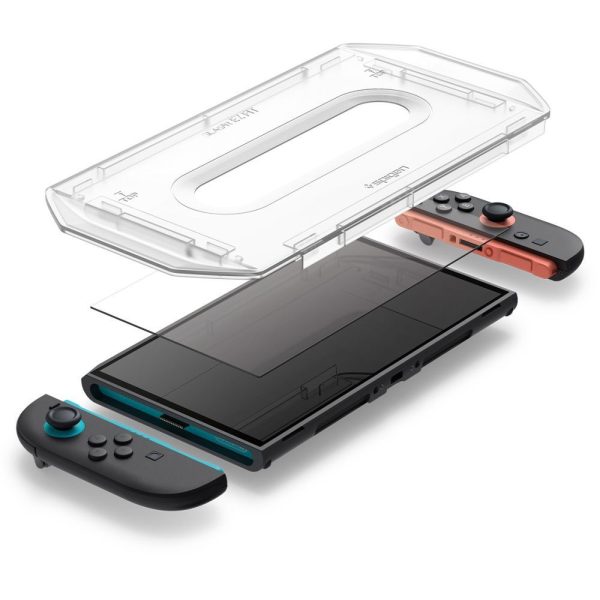 1033221-6-szklo-hartowane-na-konsole-nintendo-switch-2szt-spigen-hurtownia-dropshipping.jpg Rūdīts stikls Nintendo Switch 2 konsolei Glas.Tr EZ FIT caurspīdīgs - 2 gab.