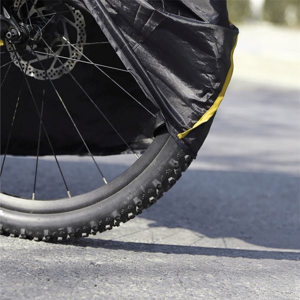 Aizsargājošs putekļu un mitruma pārsegs skrejriteņiem, velosipēdiem un skrejriteņiem - melns