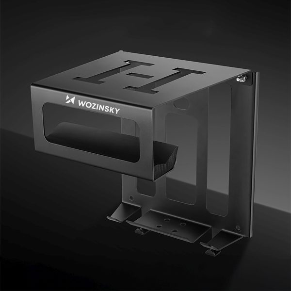 1033232-11-wieszak-uchwyt-scienny-na-rower-kask-odziez-wozinsky-hurtownia-dropshipping.jpg Sienas stiprināmais velosipēda ķiveres drēbju pakaramais - melns