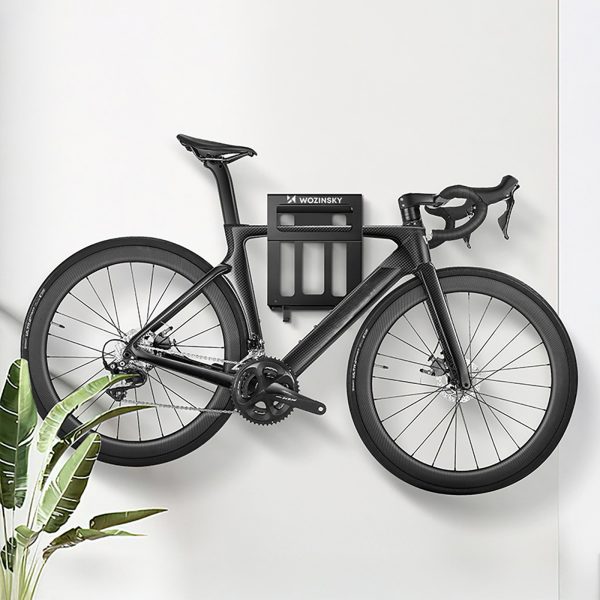 1033232-7-wieszak-uchwyt-scienny-na-rower-kask-odziez-wozinsky-hurtownia-dropshipping.jpg Sienas stiprināmais velosipēda ķiveres drēbju pakaramais - melns