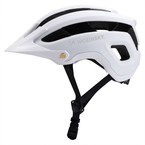 1033235-2-kask-rowerowy-mtb-z-odpinanym-daszkiem-czarno-bial-wozinsky-hurtownia-dropshipping.jpg MTB velosipēda ķivere ar noņemamu vizieri, viegla, 57-62 cm - melna un balta