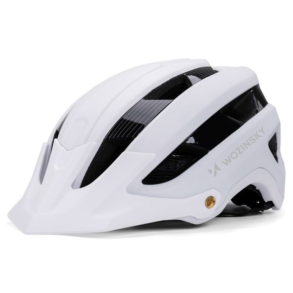 1033235-3-kask-rowerowy-mtb-z-odpinanym-daszkiem-czarno-bial-wozinsky-hurtownia-dropshipping.jpg MTB velosipēda ķivere ar noņemamu vizieri, viegla, 57-62 cm - melna un balta