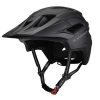 Pilna sejas velosipēda ķivere ar noņemamu vizieri 57-62 cm - melna