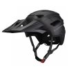 Pilna sejas velosipēda ķivere ar noņemamu vizieri 57-62 cm - melna