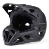 Pilna sejas velosipēda ķivere ar noņemamu vizieri 57-62 cm - melna