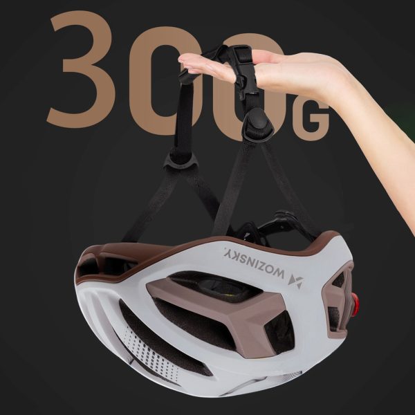 Ultraplāna šosejas velosipēda ķivere 57-62 cm - pelēkbrūna