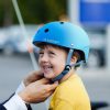 BMX velosipēda ķivere skrejriteņiem 48-52 cm - zila gradienta krāsā