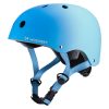 BMX velosipēda ķivere skrejriteņiem 54-58 cm - zila gradienta krāsā