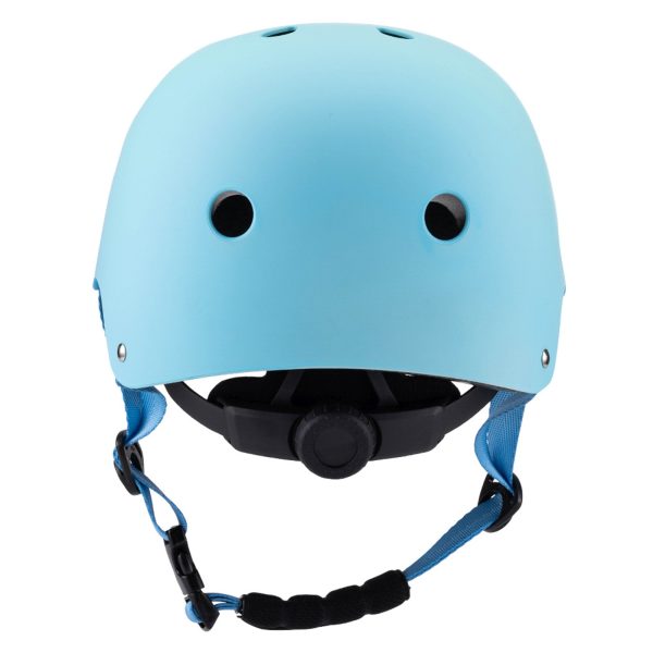 BMX velosipēda ķivere skrejriteņiem 54-58 cm - zila gradienta krāsā