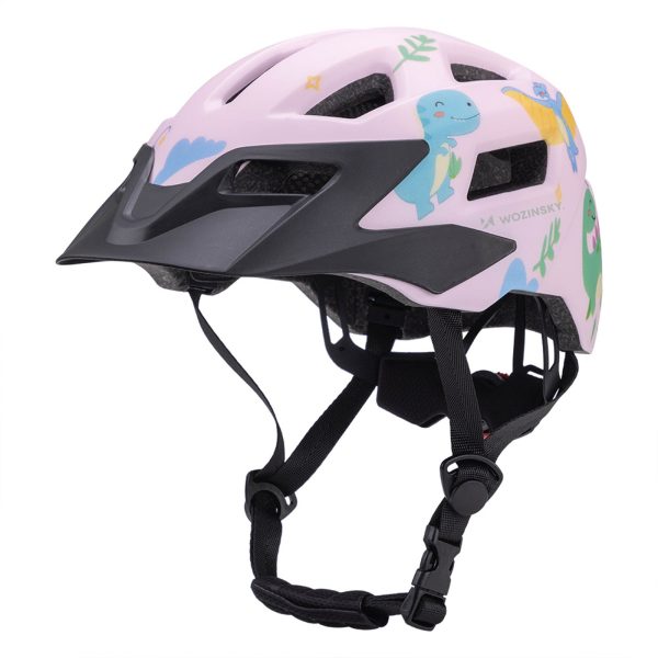 1033257-1-kask-rowerowy-dzieciecy-mtb-odpinany-daszek-roz-wozinsky-hurtownia-dropshipping.jpg Bērnu MTB velosipēda ķivere ar noņemamu vizieri 48-52 cm - rozā
