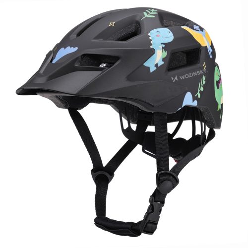 1033259-1-kask-rowerowy-dzieciecy-mtb-odpinany-daszek-czarny-wozinsky-hurtownia-dropshipping.jpg Bērnu MTB velosipēda ķivere ar noņemamu vizieri 48-52 cm - melna