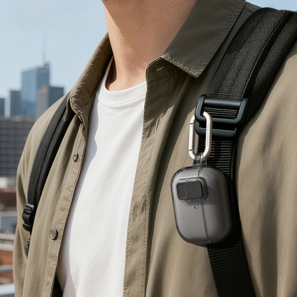 AirPods Pro 3 minimālistiskais maciņš - melns