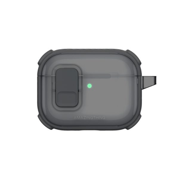 AirPods Pro 3 Titan Pro Mag vāciņš - caurspīdīgs - melns