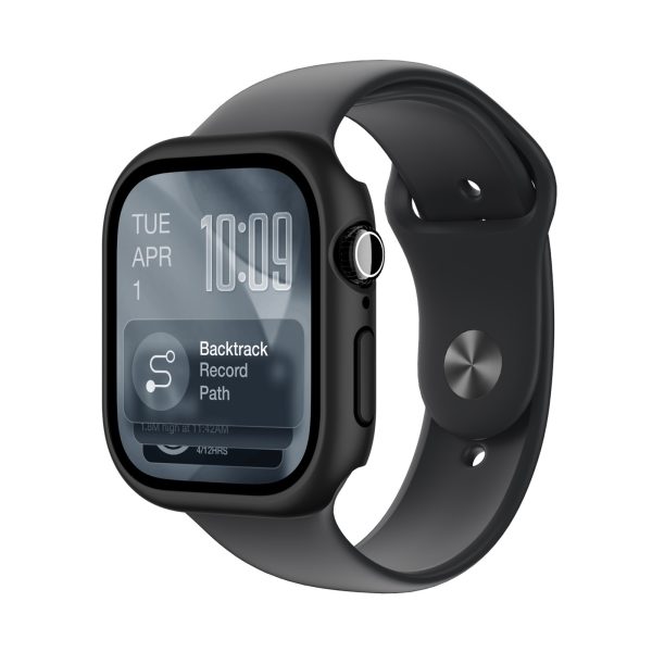 Apple Watch Series 11 46 mm minimālistisks aizsargvāciņš - melns