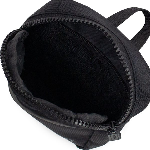 Mini ūdensnecaurlaidīga plecu soma ar diviem nodalījumiem unisex tālrunim - melna