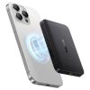 EnerFill FM12 10000mAh 22.5W magnētiskais Power Bank ar USB-C MagSafe Qi2 kabeli - melns