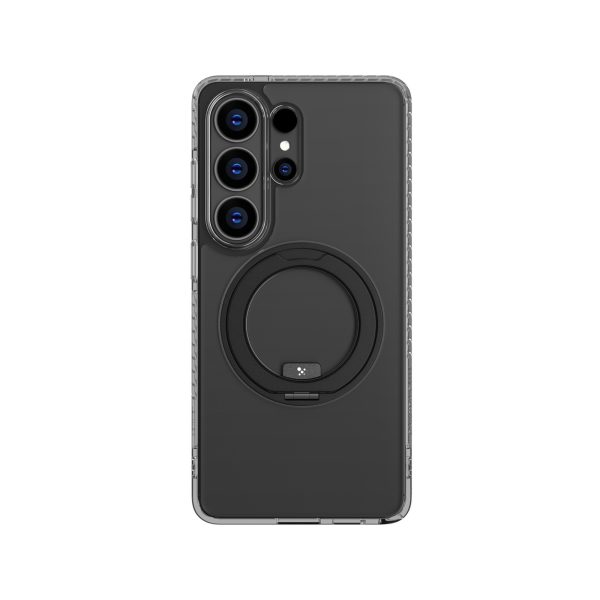 Samsung S26 Ultra Titan Pro MagSpin kritienu drošs maciņš MagSafe - melns