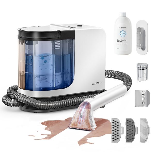 UWANT Y200 600W paklāju un mīksto mēbeļu putekļsūcējs - balts