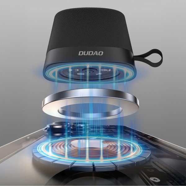 1033356-2-glosnik-bezprzewodowy-magnetyczny-y20-bt-czarny-dudao-hurtownia-dropshipping.jpg Y20 Bluetooth bezvadu skaļrunis ar magnētisku stiprinājumu - melns
