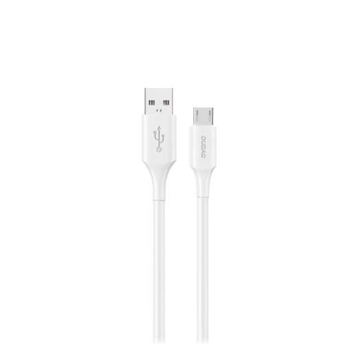 1033359-1-kabel-przewod-usb-a-micro-usb-6a-1-2-m-bialy-dudao-hurtownia-dropshipping.jpg USB-A - micro USB 6A kabelis 1,2 m - balts