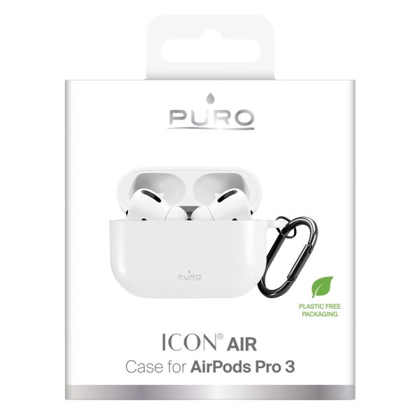 1033365-2-silikonowy-pokrowiec-na-sluchawki-airpods-pro3-bia-puro-hurtownia-dropshipping.jpg Silikona maciņš Airpods Pro 3 austiņām - balts