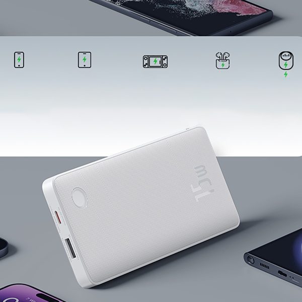 1033369-10-powerbank-10000mah-15w-z-kablem-usb-a-usb-c-bialy-baseus-hurtownia-dropshipping.jpg Powerbank 10000mAh 15W Airpow Lite ar USB-A - USB-C kabeli 30cm - balts