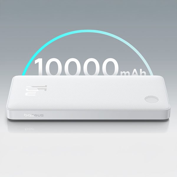 1033369-7-powerbank-10000mah-15w-z-kablem-usb-a-usb-c-bialy-baseus-hurtownia-dropshipping.jpg Powerbank 10000mAh 15W Airpow Lite ar USB-A - USB-C kabeli 30cm - balts