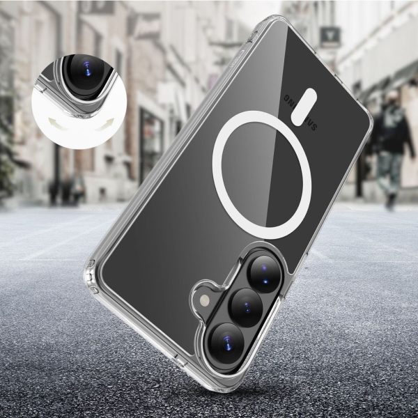 Samsung Galaxy S26 FlexAir Hybrid MagSafe maciņš - caurspīdīgs