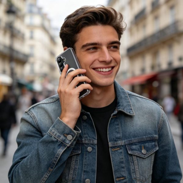 Samsung Galaxy S26 FlexAir Hybrid MagSafe maciņš - caurspīdīgs