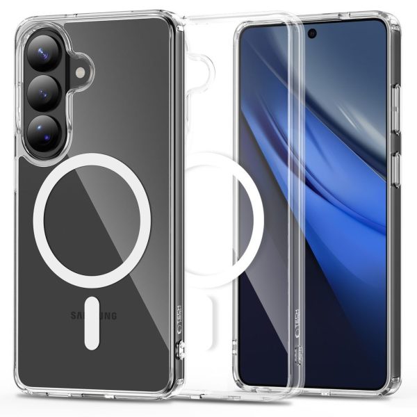 Samsung Galaxy S26+ FlexAir Hybrid MagSafe maciņš-pārvalks - caurspīdīgs