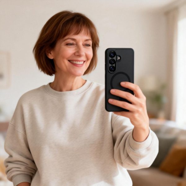 Magmat MagSafe maciņš Samsung Galaxy S26 tālrunim - melns