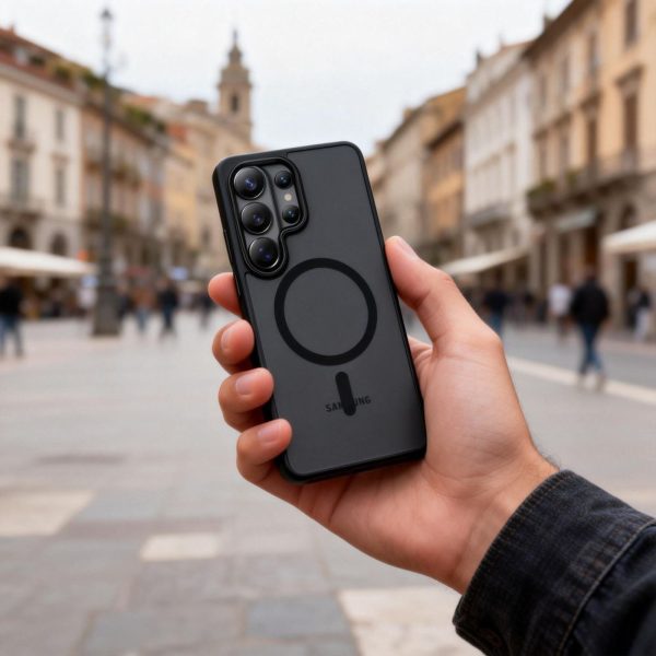 Samsung Galaxy S26 Ultra Magmat MagSafe maciņš-apvalks - melns