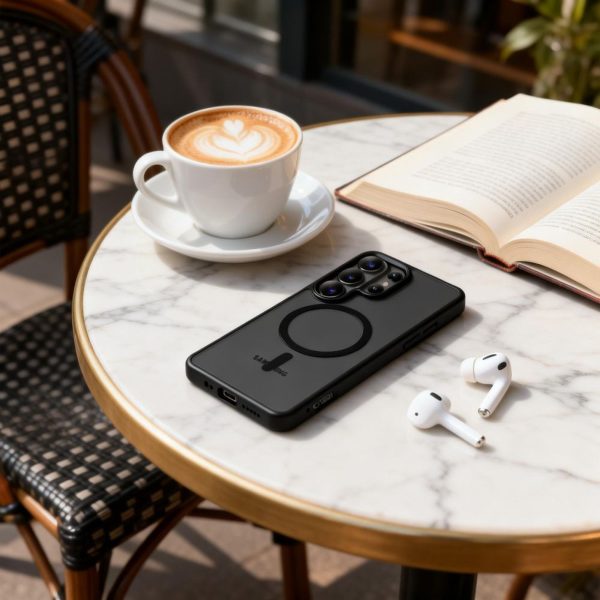 Samsung Galaxy S26 Ultra Magmat MagSafe maciņš-apvalks - melns