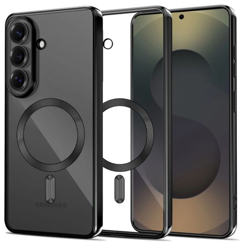 1033379-1-etui-na-samsung-galaxy-s26-przezroczysto-czarne-tech-protect-hurtownia-dropshipping.jpg Samsung Galaxy S26+ MagFlex maciņš-apvalks - caurspīdīgs, melns