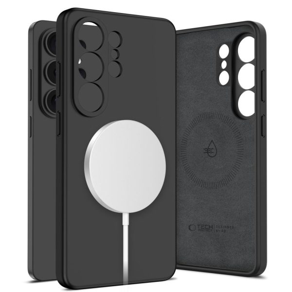 1033381-1-etui-na-samsung-galaxy-s26-ultra-magsafe-czarne-tech-protect-hurtownia-dropshipping.jpg Samsung Galaxy S26 Ultra silikona MagSafe maciņš - melns