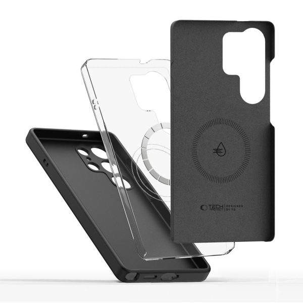 1033381-3-etui-na-samsung-galaxy-s26-ultra-magsafe-czarne-tech-protect-hurtownia-dropshipping.jpg Samsung Galaxy S26 Ultra silikona MagSafe maciņš - melns