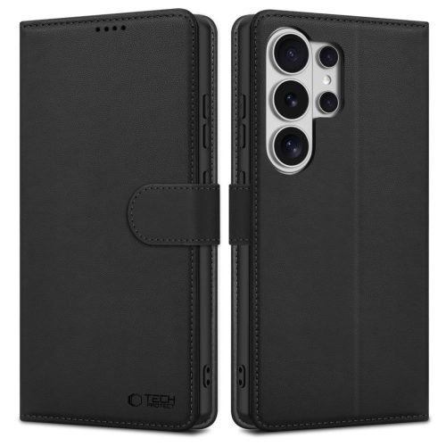 Samsung Galaxy S26 Ultra maciņš ar statīvu - melns