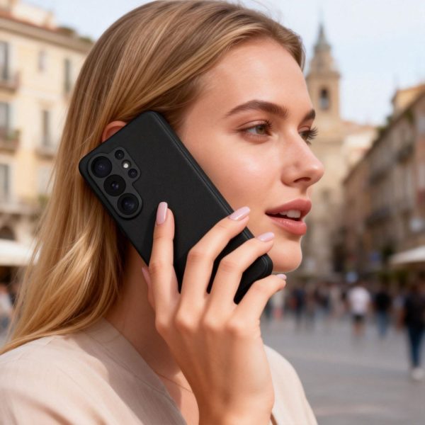 Samsung Galaxy S26 Ultra viedais maciņš - melns