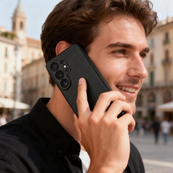 Samsung Galaxy S26 Ultra viedais maciņš - melns