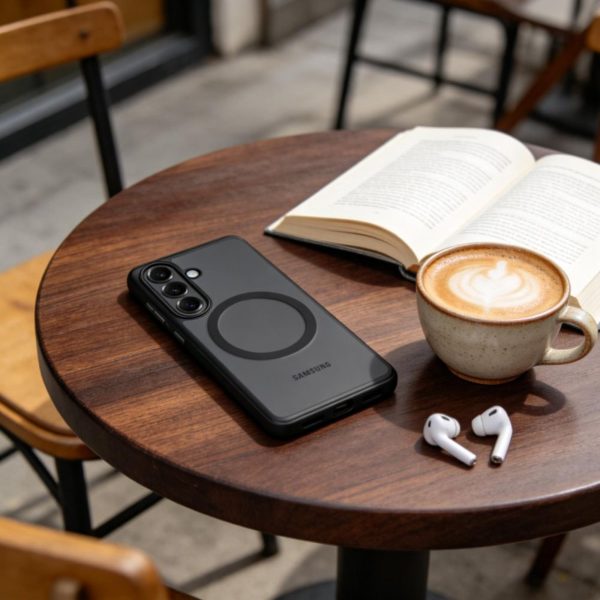 Samsung Galaxy S26+ MagPeak MagSafe aizsargvāciņš - melns